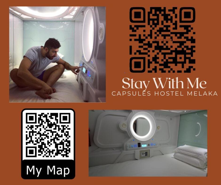 Stay With Me Capsules Hostel Malakka Dış mekan fotoğraf